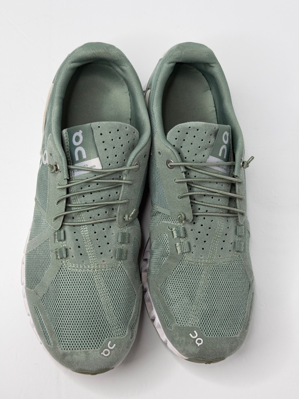 On Cloud Swiss Engineering Green Running Shoes Sneakers - Men’s Size US 11 - Picture 4 of 11